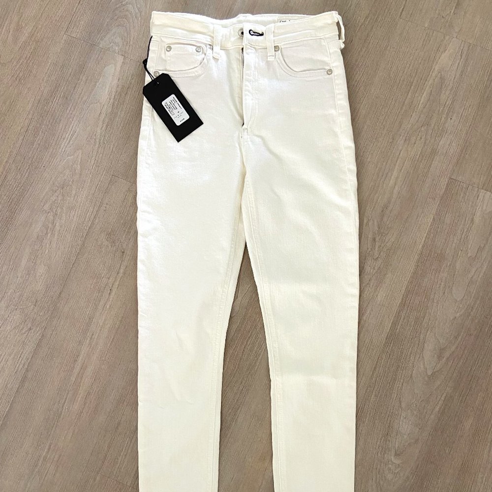 Rag & Bone White Denim Jeans